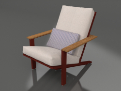 Club lounge chair (Wine red)