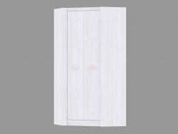 Angular closet wardrobe 2D (TYPE LLOS03)