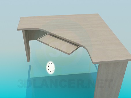 modelo 3D Escritorio de esquina - escuchar modelo 3D Escritorio de esquina - escuchar