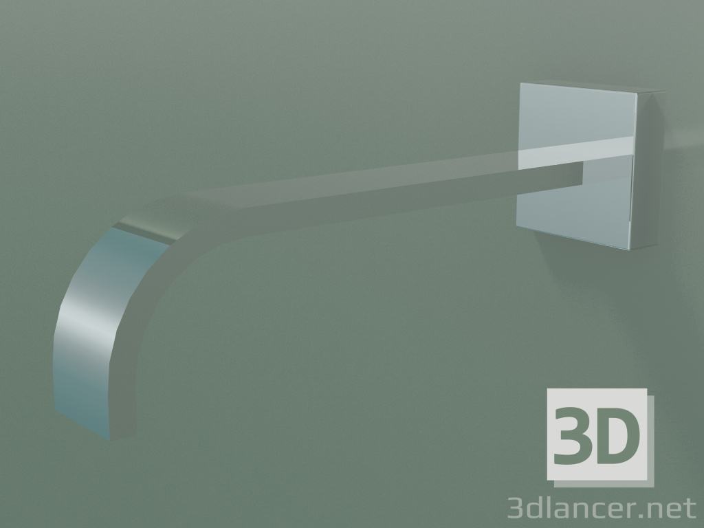 3D Modell Badauslauf zur Wandmontage (13 801 782-00) - Vorschau