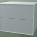3d модель Ящик подвійний (8AUBCB01, Glacier White C01, HPL P03, L 60, P 50, H 48 cm) – превью