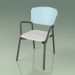 3D modeli Sandalye 021 (Metal Duman, Gök, Poliüretan Reçine Gri) - önizleme