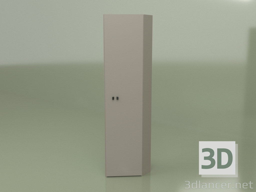 3D modeli Köşe dolabı GL 124 (gri) - önizleme