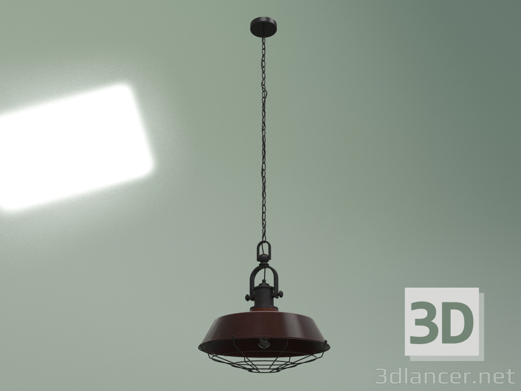 modello 3D Lampada a sospensione Plisto (rame antico) - anteprima