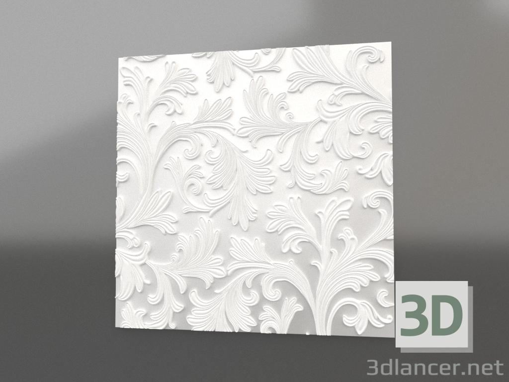 3D modeli 3 boyutlu panel C-01 - önizleme