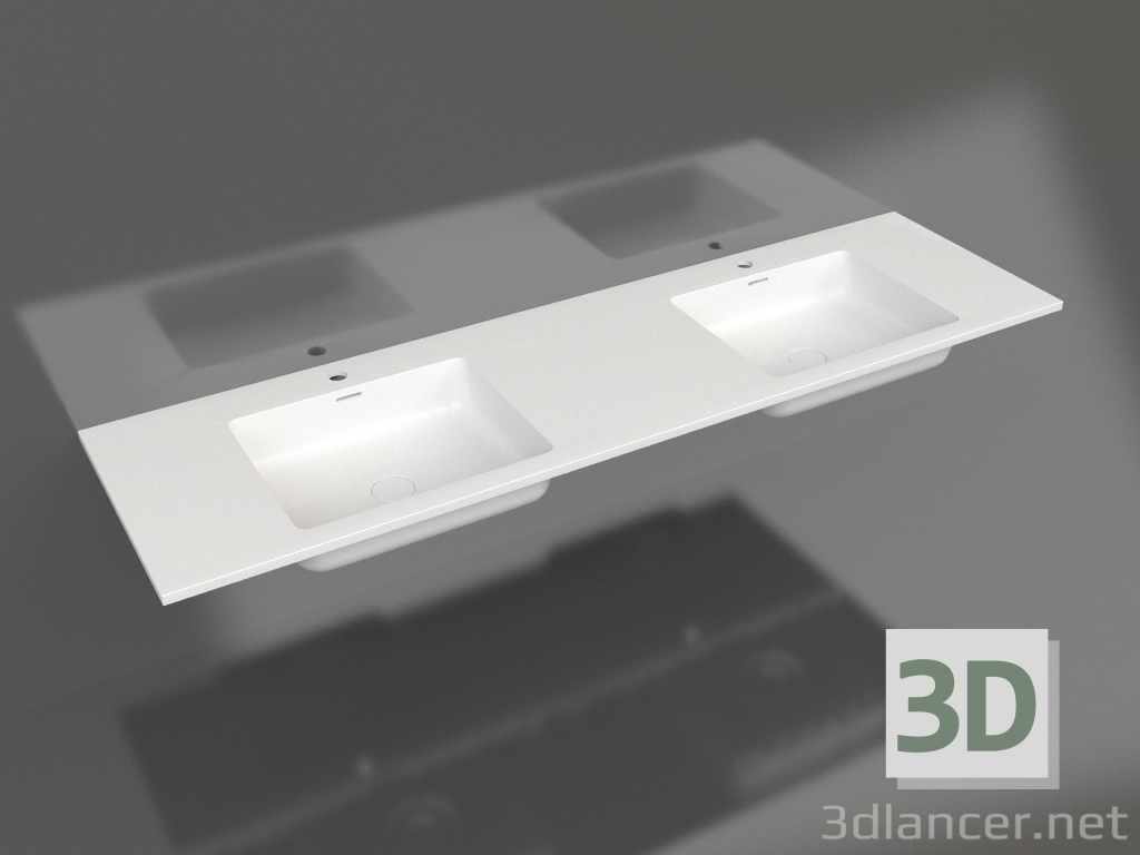 3D modeli ONDA 180 asma lavabo - önizleme