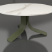 modèle 3D Table basse Ø80 (Vert olive, DEKTON Aura) - preview
