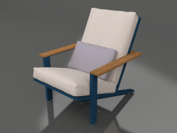 Club lounge chair (Grey blue)