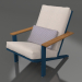 Modelo 3d Poltrona club lounge (cinza azul) - preview
