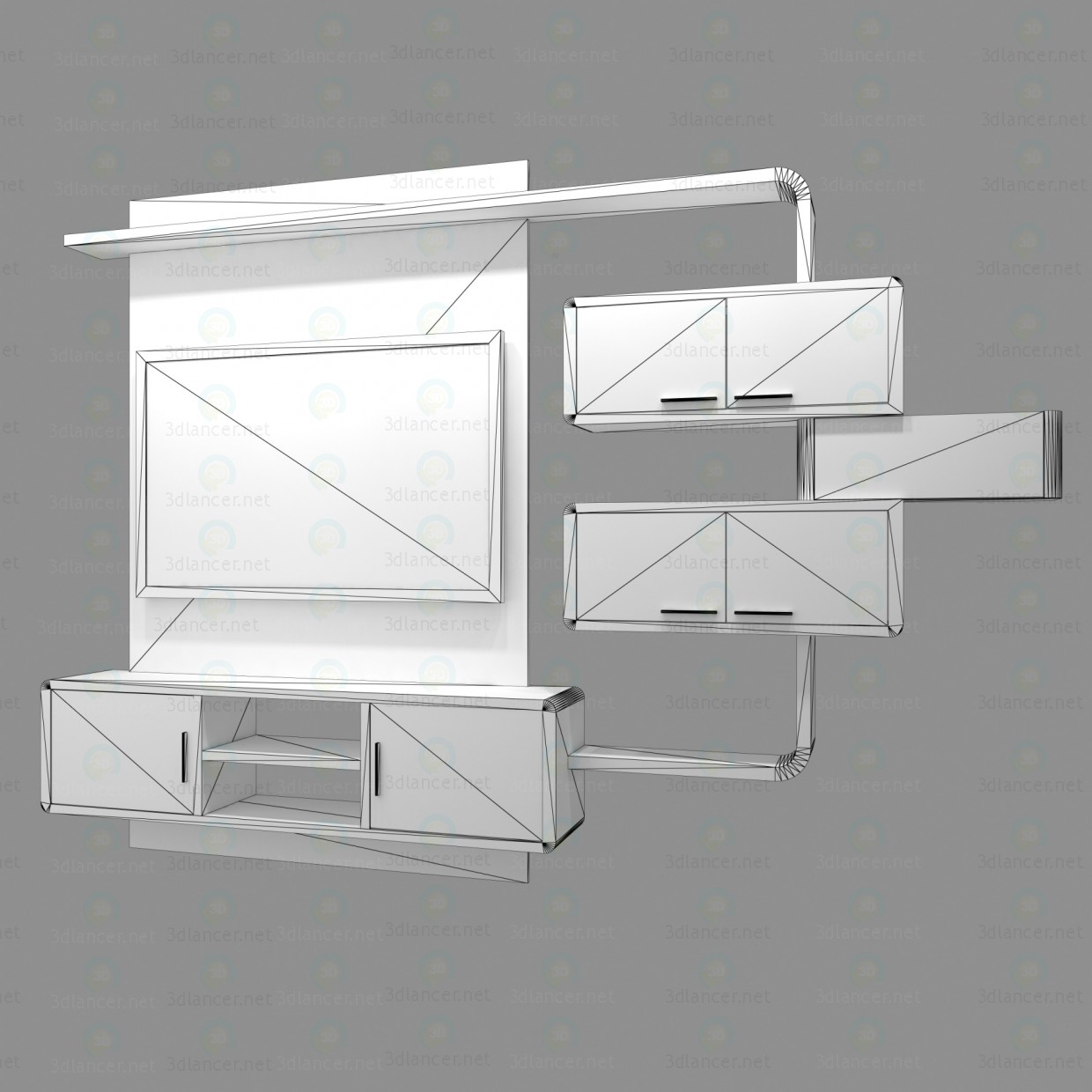 modelo 3D Muebles de sala - escuchar modelo 3D Muebles de sala - escuchar
