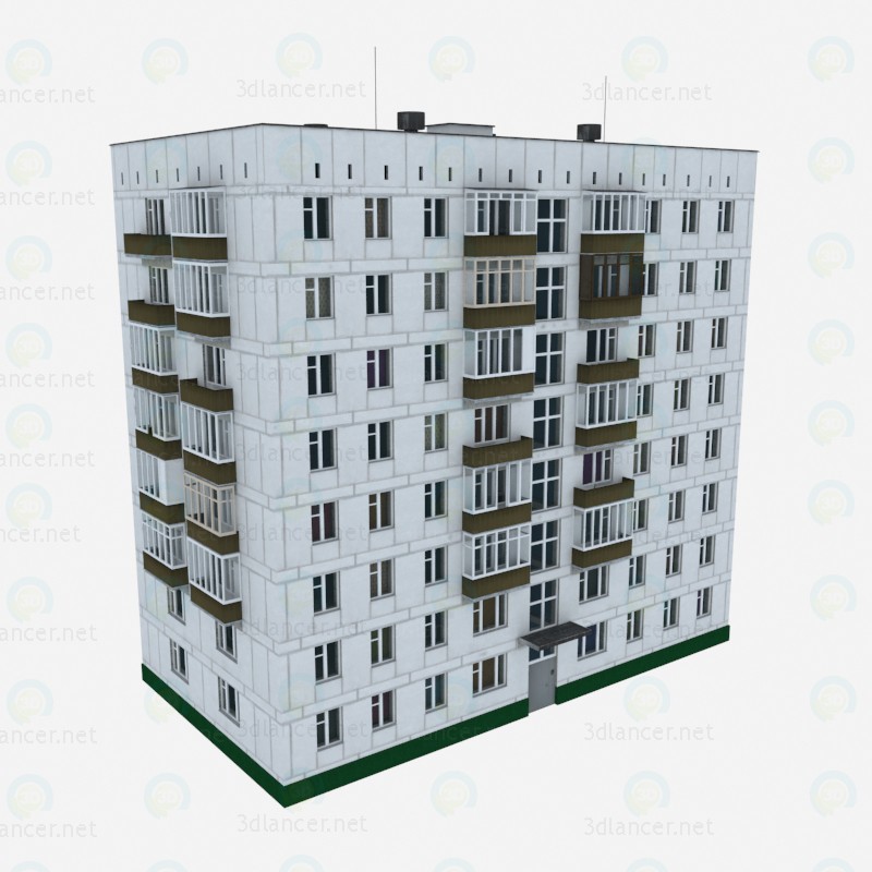 3d model Edificio Oficinas - vista previa