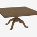 modèle 3D Table de forme carrée CHATEAU BELVEDERE table à manger (8831.0008.59) - preview