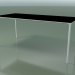 3D Modell Rechteckiger Tisch 0814 (H 74 - 79x180 cm, Laminat Fenix F02, V12) - Vorschau