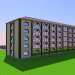 3d model Hostel - preview