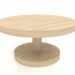 3 डी मॉडल कॉफी टेबल जेटी 022 (डी = 700x350, लकड़ी सफेद) - पूर्वावलोकन