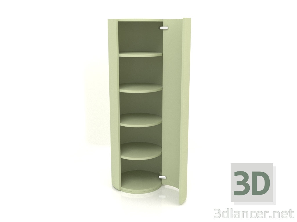 3 डी मॉडल कैबिनेट (खुले दरवाजे के साथ) टीएम 09 (डी = 503х1510, हल्का हरा) - पूर्वावलोकन