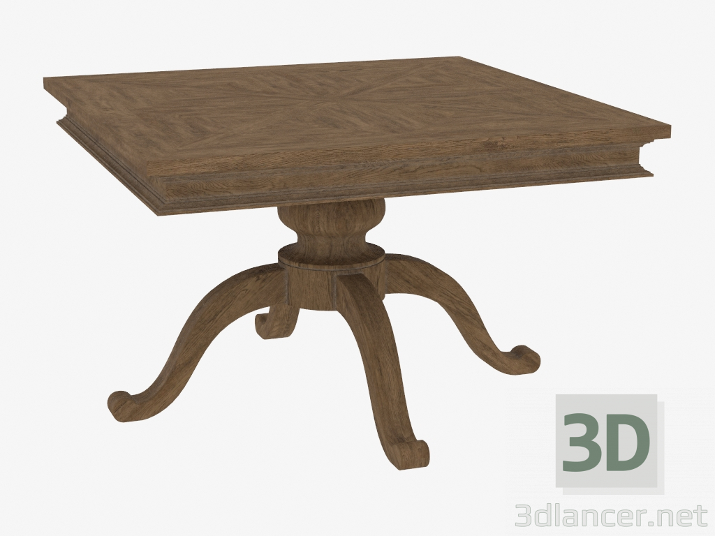 3d model Comedor mesa cuadrada CHATEAU BELVEDERE pequeña mesa de comedor (8831.0008.47) - vista previa