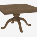 3 डी मॉडल डाइनिंग टेबल वर्ग शतु BELVEDERE छोटे खाने की मेज (8831.0008.47) - पूर्वावलोकन