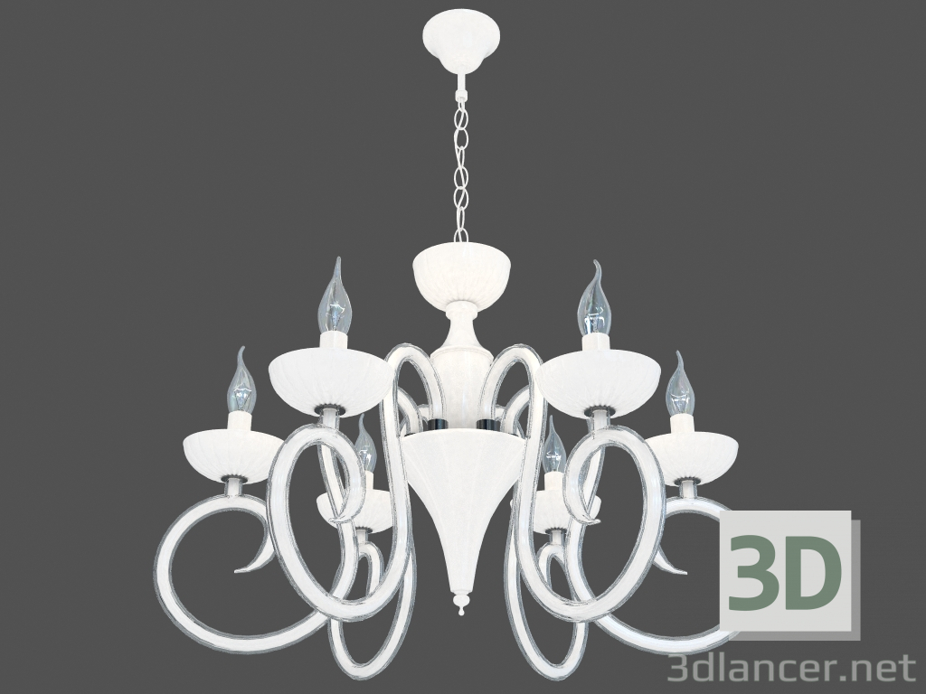 3D Modell Leuchte (Kronleuchter) Zefiro (3932 6) - Vorschau