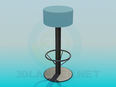 modelo 3D Taburete de bar - escuchar modelo 3D Taburete de bar - escuchar