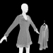 3D Yılbaşı elbisesi modeli satın - render