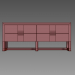 3d model Chest Longhi Orwell - preview 3d model Chest Longhi Orwell - preview