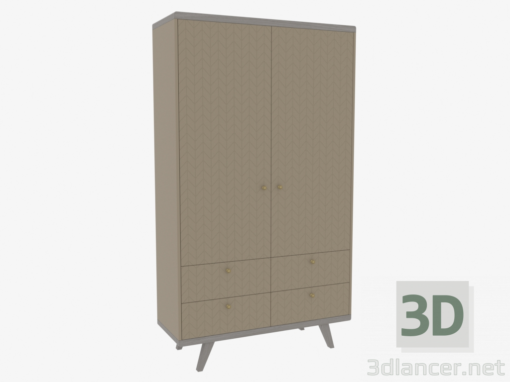 modèle 3D THIMON armoire v2 avec tiroirs (IDC035004110) - preview