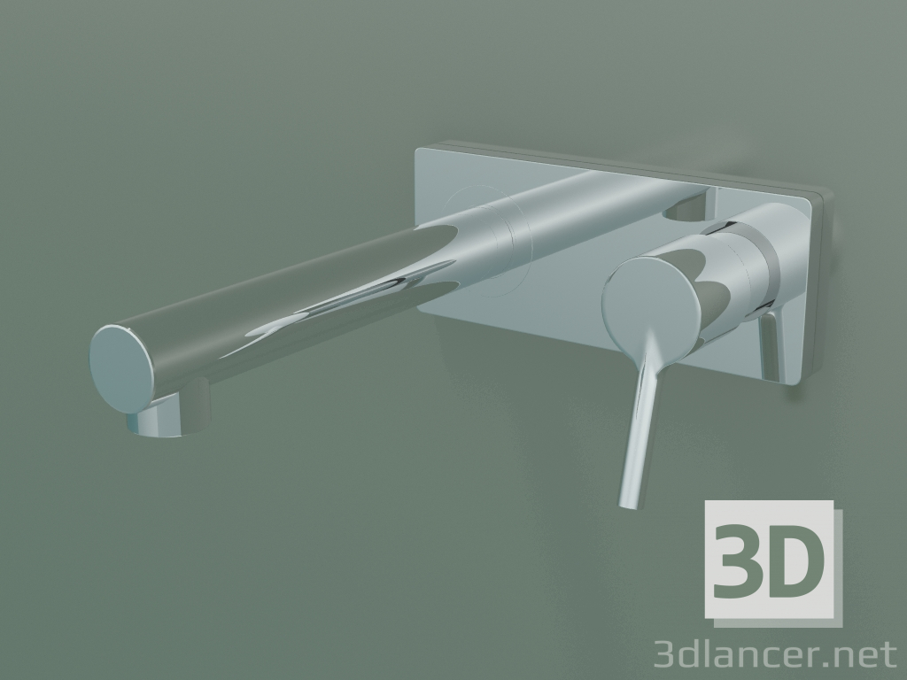 3D Modell Einhebel-Waschtischmischer (72110000) - Vorschau