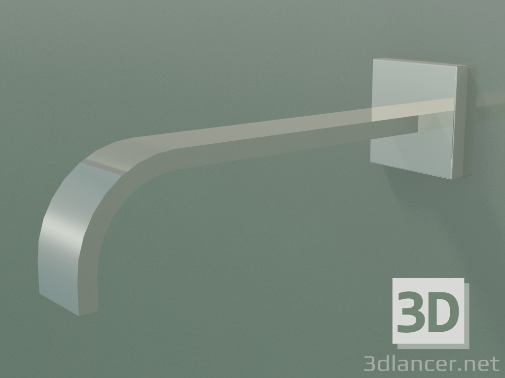 modello 3D Bocca vasca per montaggio a parete (13801 782-08) - anteprima