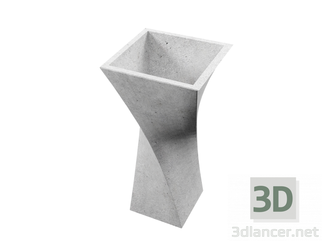 3d model Florero de rotación - vista previa