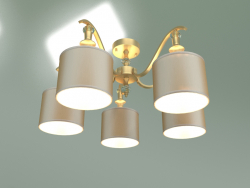 Ceiling chandelier 60070-5 (pearl gold)