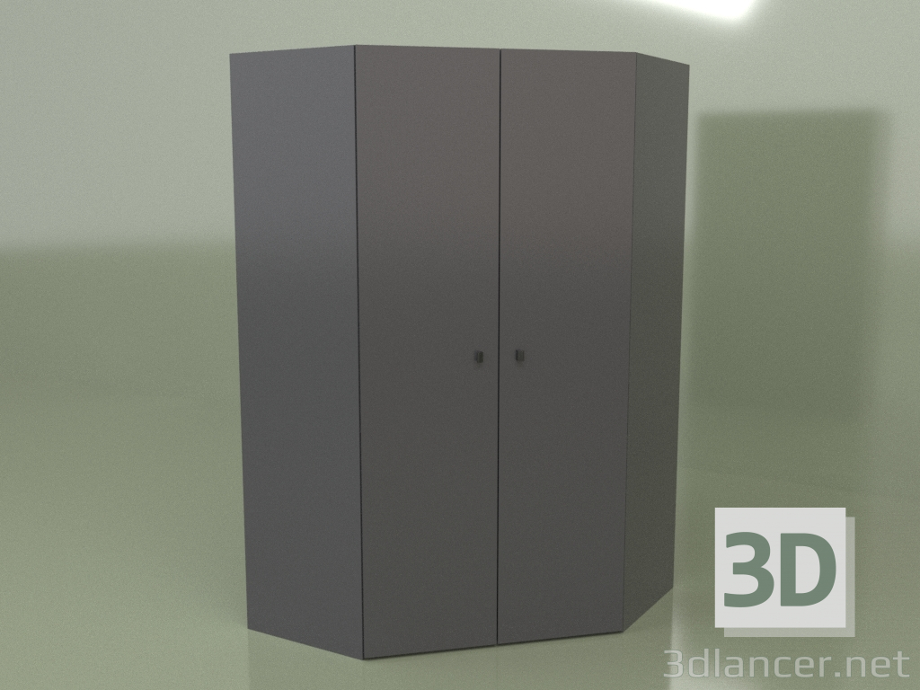 3d model Corner cabinet GL 124-1 (Anthracite) - preview