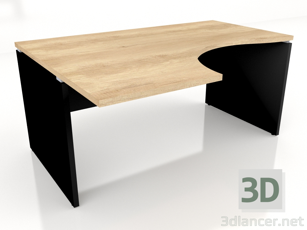 modello 3D Tavolo da lavoro Ogi V BVG10 (1600x1200) - anteprima