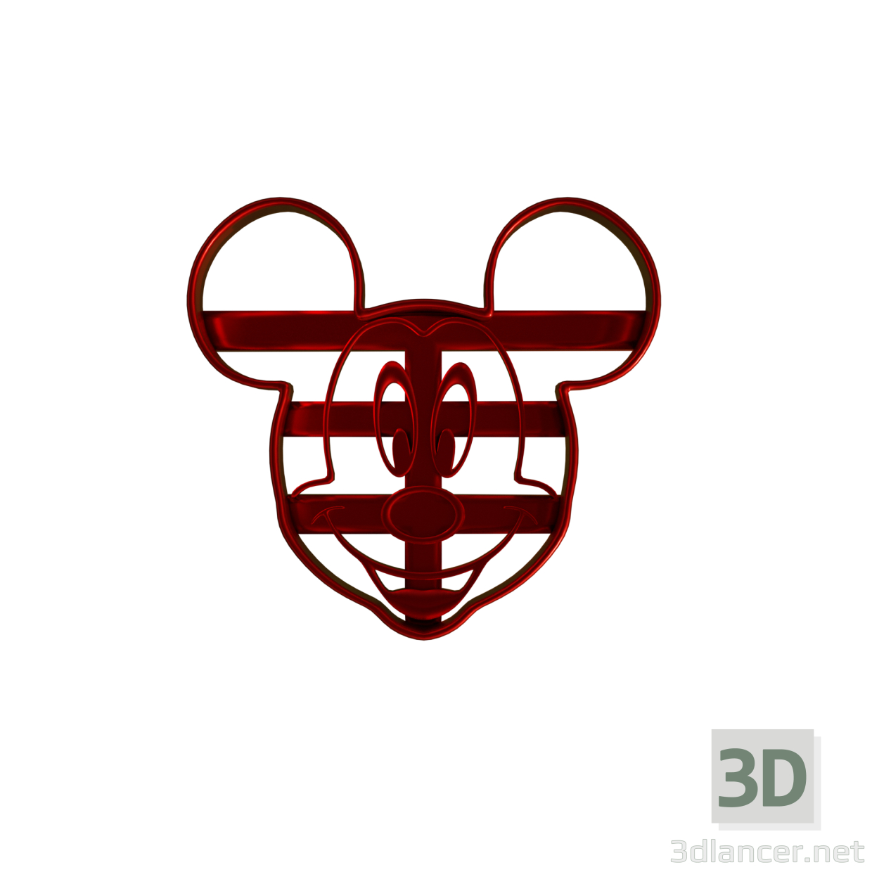 modello 3D Micky - anteprima