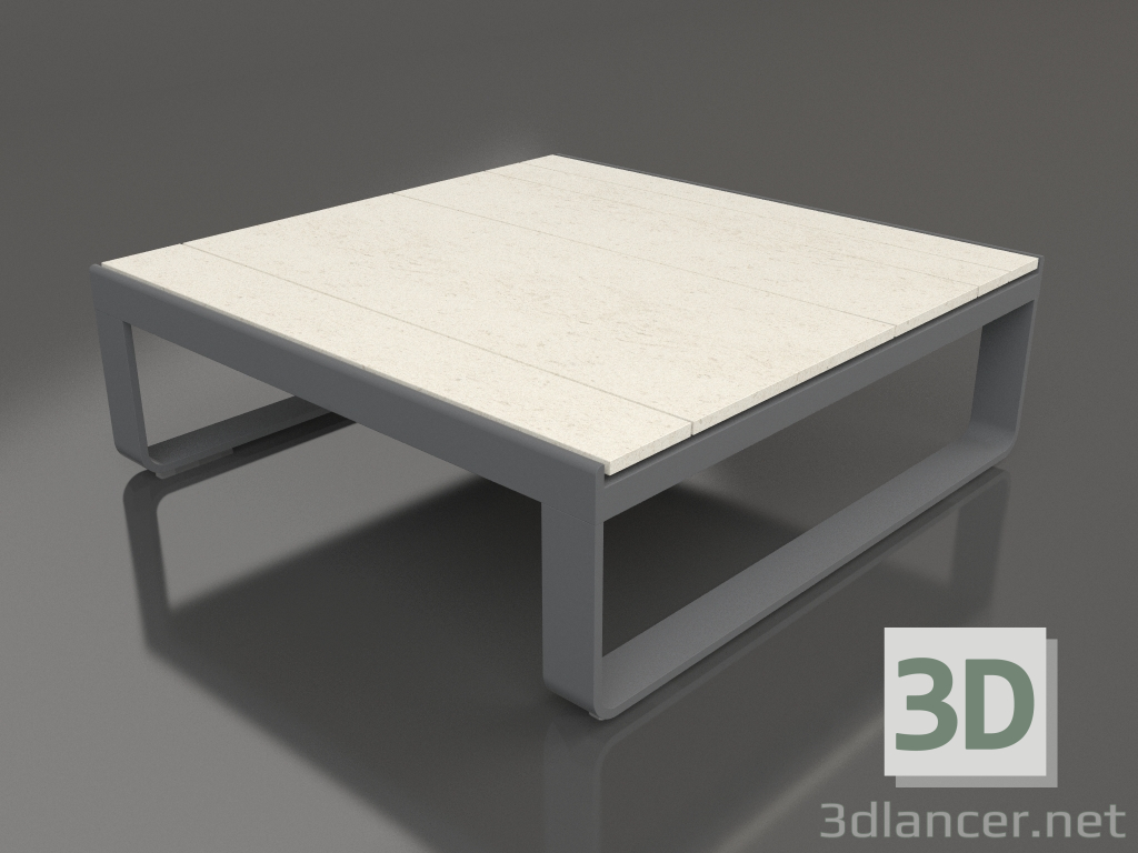 3d model Coffee table 90 (DEKTON Danae, Anthracite) - preview