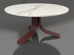 कॉफ़ी टेबल Ø80 (वाइन रेड, डेकटन ऑरा)