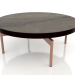 modèle 3D Table basse ronde Ø90x36 (Noir, DEKTON Radium) - preview
