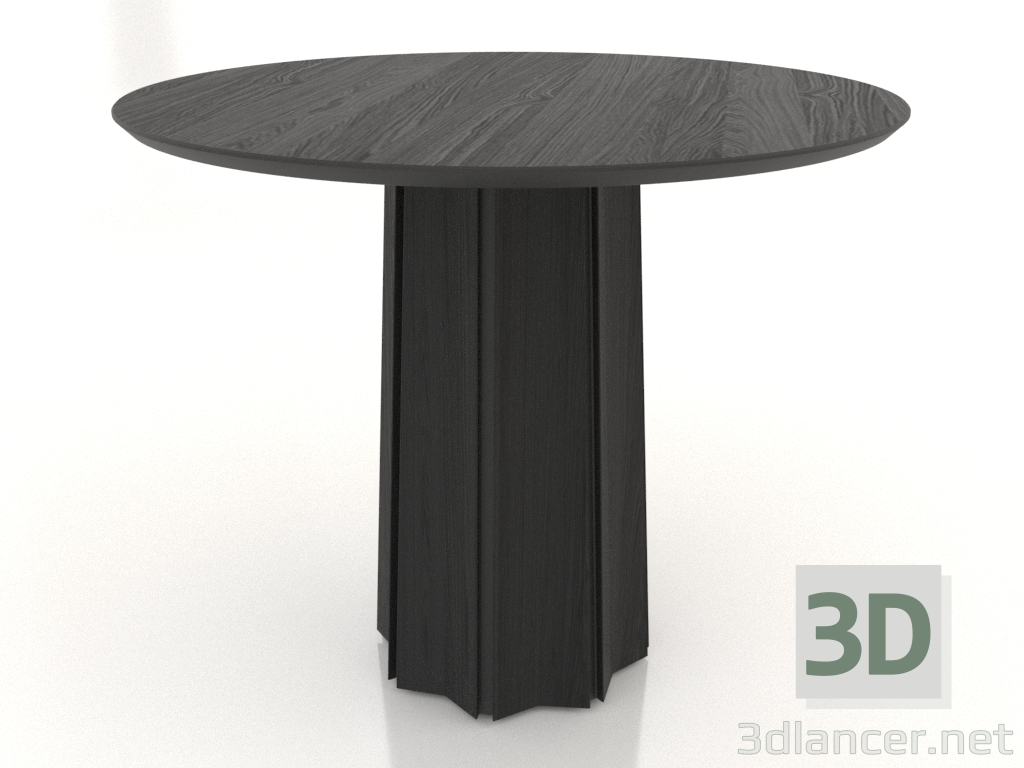 3D Modell Esstisch Ø 900 mm (schwarz RAL 9005) - Vorschau