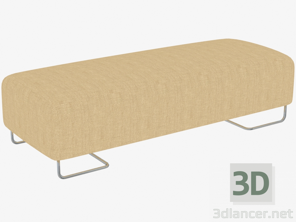 3d model Upholstered bench - preview