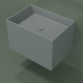 3D modeli Duvara monte lavabo (02UN43301, Silver Grey C35, L 72, P 50, H 48 cm) - önizleme