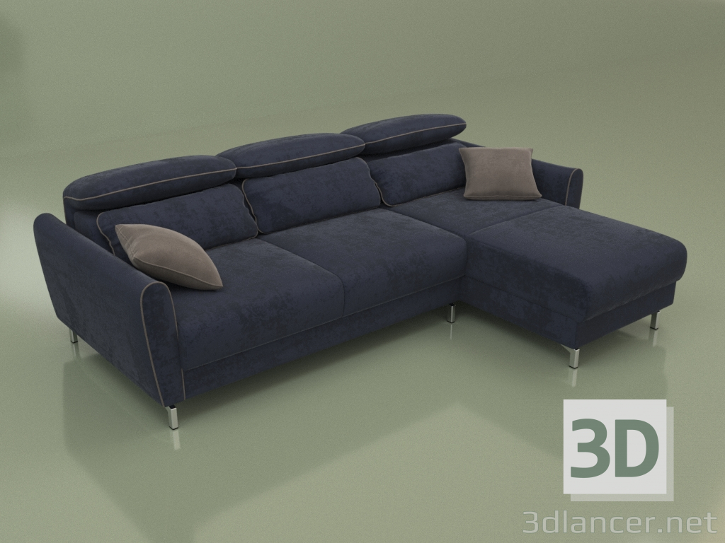 modèle 3D Canapé d'angle Areo - preview