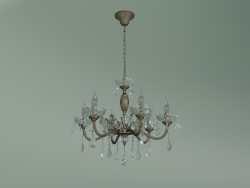 Hanging chandelier 10005-6 (antique bronze-clear crystal Strotskis)