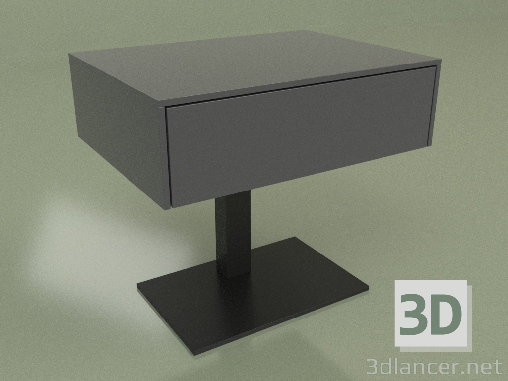 3d model Bedside table CN 250 (Anthracite) - preview