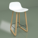 3d model Bar stool Catina wooden (white) - preview