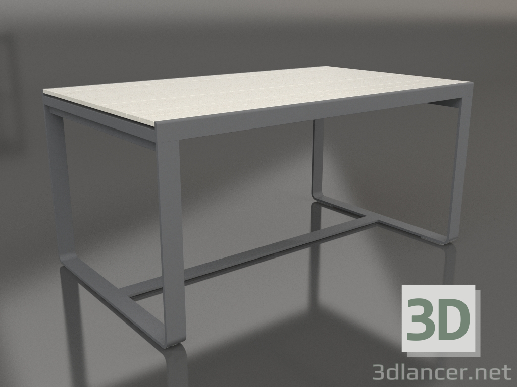 Modelo 3d Mesa de jantar 150 (DEKTON Danae, Antracite) - preview