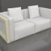 3d model Double sofa (Gold) - preview