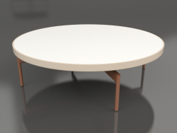 Round coffee table Ø120 (Sand, DEKTON Zenith)