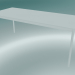 3d model Rectangular table Base 190x80 cm (White) - preview