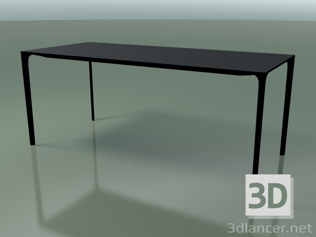 3D Modell Rechteckiger Tisch 0814 (H 74 - 79x180 cm, Laminat Fenix F06, V39) - Vorschau