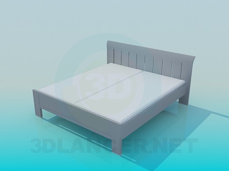 modelo 3D Cama de matrimonio - escuchar modelo 3D Cama de matrimonio - escuchar